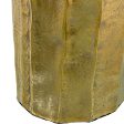 Vase Alexandra House Living Golden Aluminium 14 x 13 x 36 cm Discount