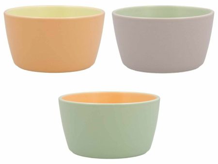 Bowl Quid Vitamina Bicoloured Ceramic 12,5 x 12,5 x 6,7 cm (6 Units) Online now