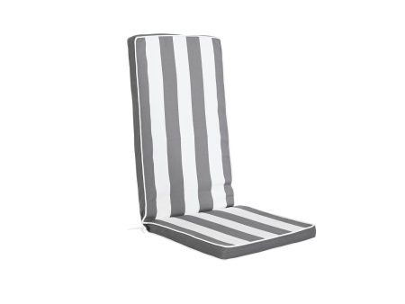 Chair cushion DKD Home Decor Grey White (42 x 4 x 115 cm) on Sale