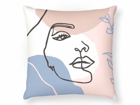 Cushion cover Belum Faces II B Multicolour 45 x 45 x 10 cm Online now