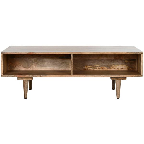 Centre Table Home ESPRIT White Mango wood 115 x 60 x 40 cm Discount