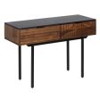 Console ABNER Brown Black Metal Iron Mango wood 110 x 40 x 76 cm Online Sale