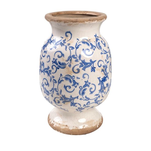 Vase Romimex Blue White Porcelain 20 x 32 x 20 cm Sale