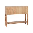 Console Home ESPRIT Black Fir MDF Wood 96 x 24 x 79 cm Hot on Sale