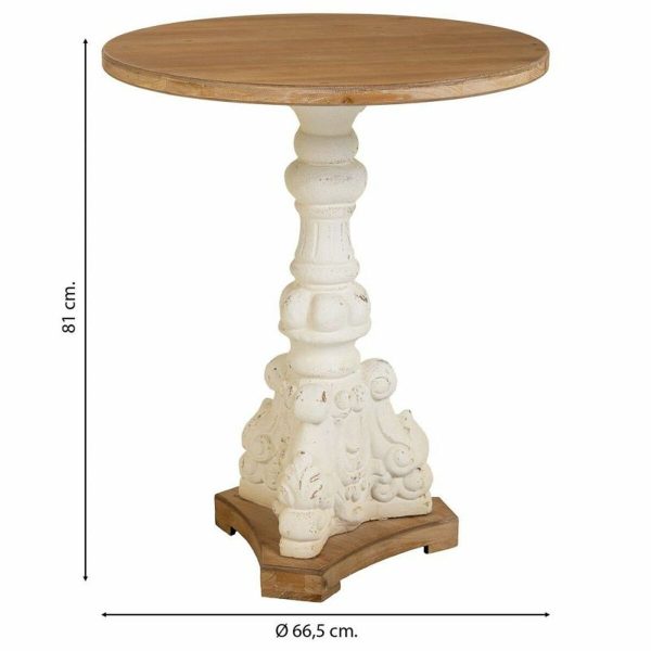 Centre Table Alexandra House Living White Fir wood MDF Wood 66 x 81 x 66 cm Online