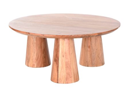 Centre Table DKD Home Decor Acacia 100 x 100 x 43 cm Online Sale