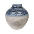 Vase Romimex Blue Beige Porcelain 36 x 39 x 37 cm Supply