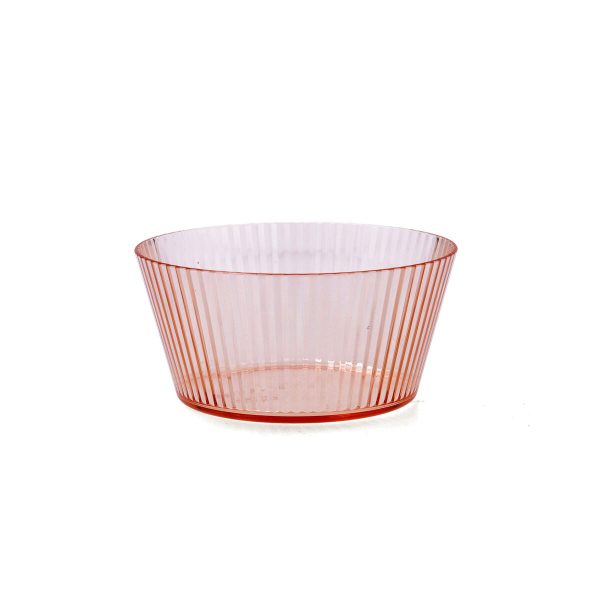 Bowl Quid Sunset Coral Plastic 15 cm (12 Units) on Sale