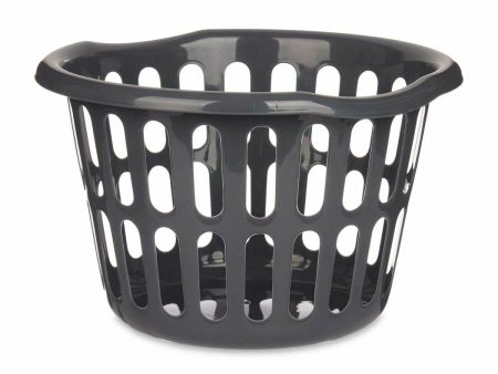 Basket Anthracite polypropylene 27 L 40 x 25 x 40 cm (18 Units) Cheap