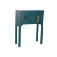 Console DKD Home Decor Fir Blue MDF Wood 63 x 26 x 83 cm For Cheap