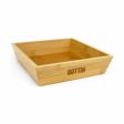 Bowl Quttin Brown Bamboo 20 x 20 x 5 cm (12 Units) on Sale