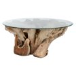 Centre Table Home ESPRIT Natural 100 x 100 x 45 cm on Sale