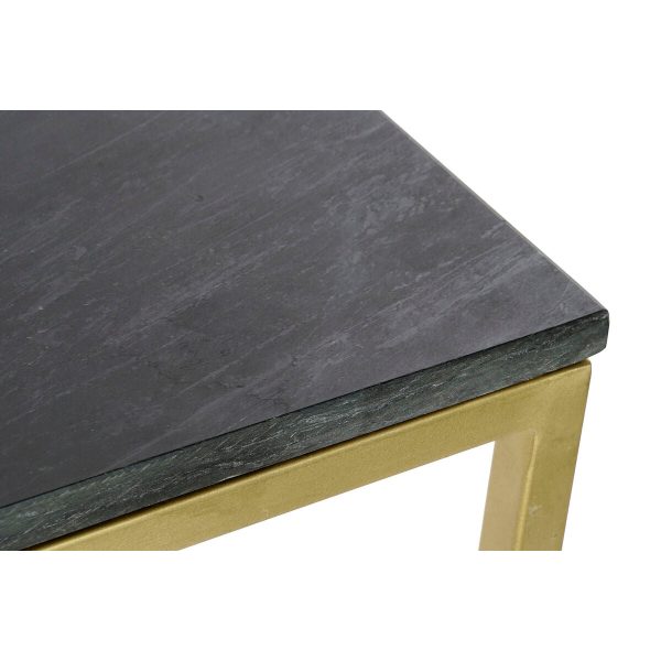 Console DKD Home Decor 100 x 40 x 77 cm Black Golden Marble Iron Cheap