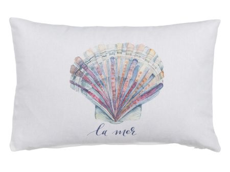 Cushion 100% cotton Shells 45 x 30 cm Discount