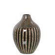 Vase Alexandra House Living Wood Bamboo 25 x 25 x 35 cm For Cheap