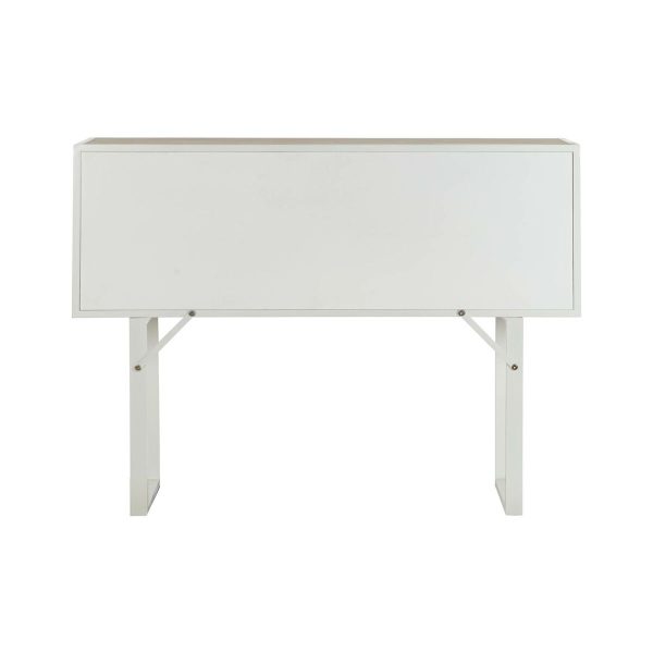 Console DKD Home Decor White Metal Fir 120 x 35 x 90 cm Online Hot Sale