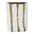 Vase Alexandra House Living White Ceramic 19 x 8 x 25 cm Sale