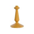 Candle Holder Home ESPRIT Mustard Terracotta Aluminium 10 x 10 x 32 cm (2 Units) on Sale