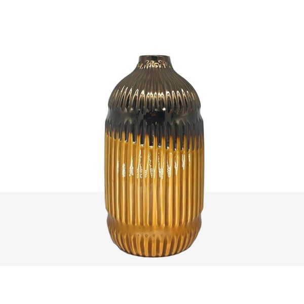 Vase Romimex Mustard Ceramic 18 x 33 x 18 cm Online Sale