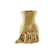 Vase DKD Home Decor Golden Stoneware 17 x 12 x 21 cm (2 Units) Online