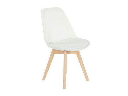 Chair DKD Home Decor White 48 x 56 x 83 cm For Sale