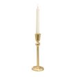 Candleholder Romimex Golden Resin 8 x 23 x 8 cm For Sale