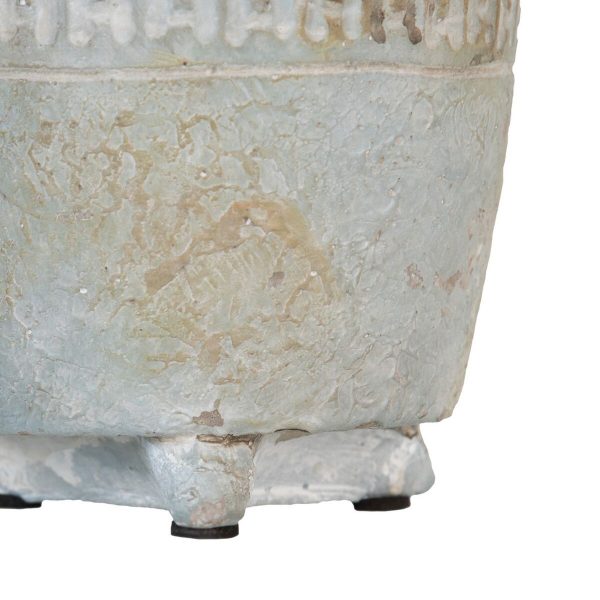 Planter Grey Cement 14 x 14 x 19,5 cm Hot on Sale