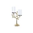 Candle Holder DKD Home Decor Crystal Golden Aluminium Birds (29 x 15 x 48 cm) Online now