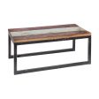 Centre Table Calypso Brown Wood Iron 90 x 50 x 38 cm Supply