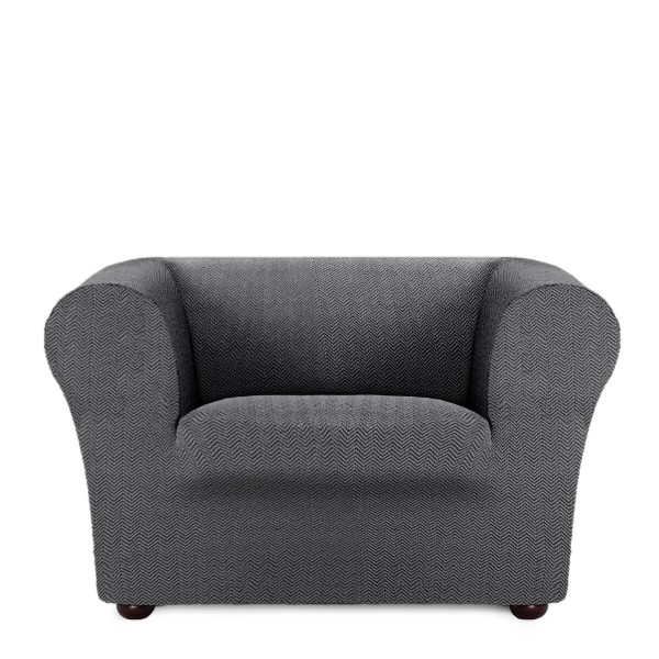 Armchair slipcovers Eysa JAZ Dark grey 110 x 100 x 130 cm Supply