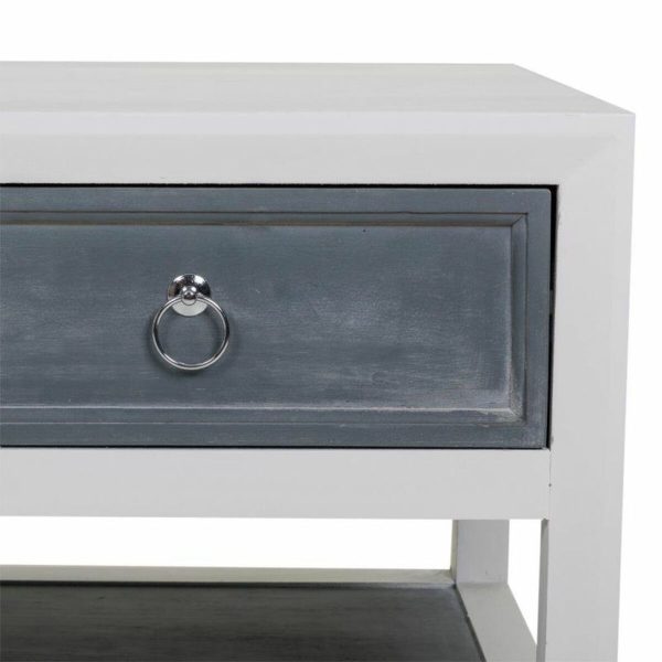 Centre Table Alexandra House Living White Grey Fir wood MDF Wood 51 x 53 x 104 cm For Sale