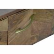 Centre Table DKD Home Decor Metal Mango wood (120 x 60,5 x 46 cm) Online now