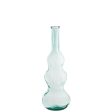 Vase Alexandra House Living Transparent Crystal 28 x 75 cm Online Sale