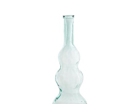 Vase Alexandra House Living Transparent Crystal 28 x 75 cm Online Sale