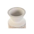 Vase Home ESPRIT White Natural Mango wood Colonial 15 x 15 x 22,5 cm For Sale