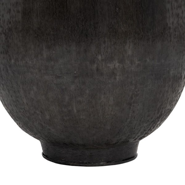 Vase Black 33 x 33 x 120 cm Aluminium Online now