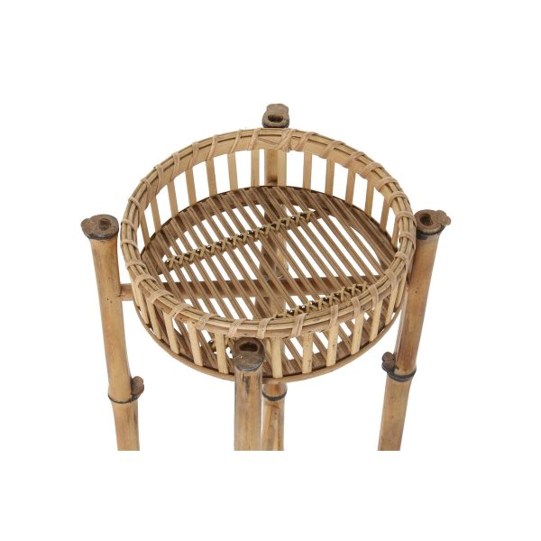 Planter DKD Home Decor Bamboo Natural (32 x 32 x 55.5 cm) Online now