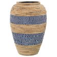 Vase Alexandra House Living Seagrass 30 x 30 x 45 cm Online Hot Sale