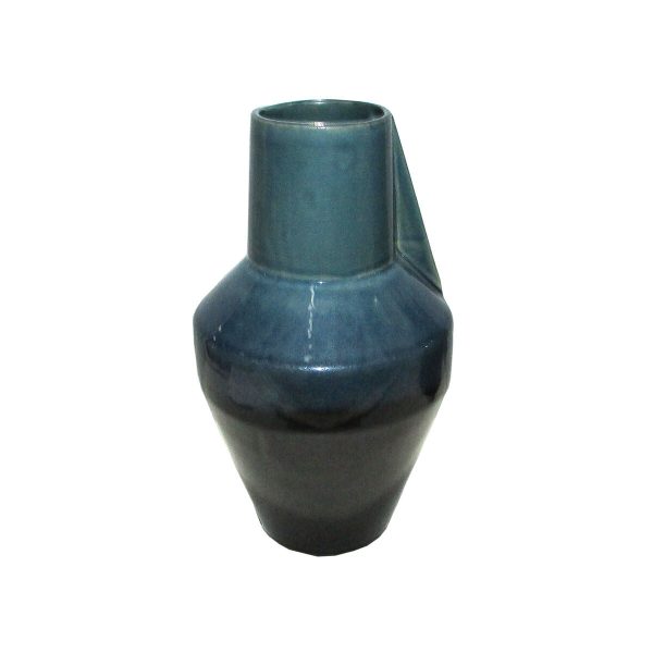 Vase Romimex Blue Black Ceramic 17 x 31 x 17 cm Online Sale