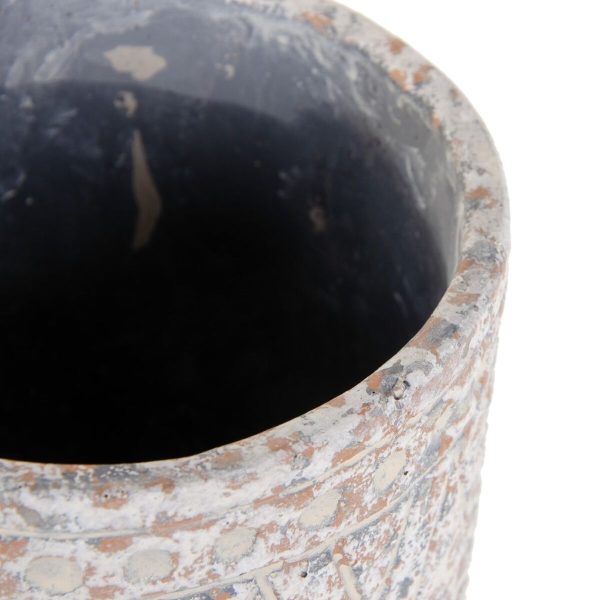 Planter Grey Cement 13 x 13 x 20 cm on Sale