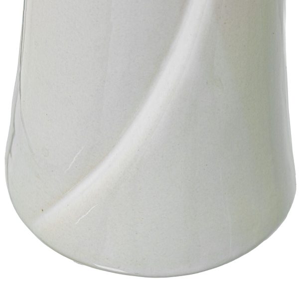 Vase Alexandra House Living White Ceramic 10 x 9 x 20 cm Hot on Sale