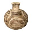 Vase Romimex Natural Fibre 37 x 39 x 37 cm For Cheap