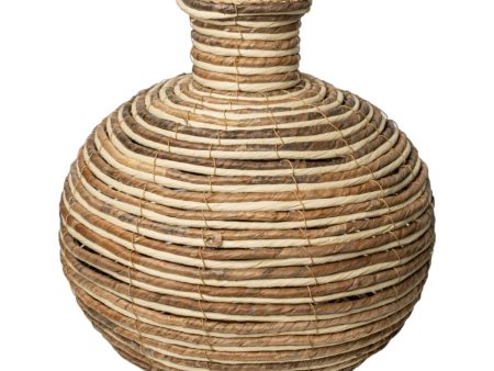 Vase Romimex Natural Fibre 37 x 39 x 37 cm For Cheap