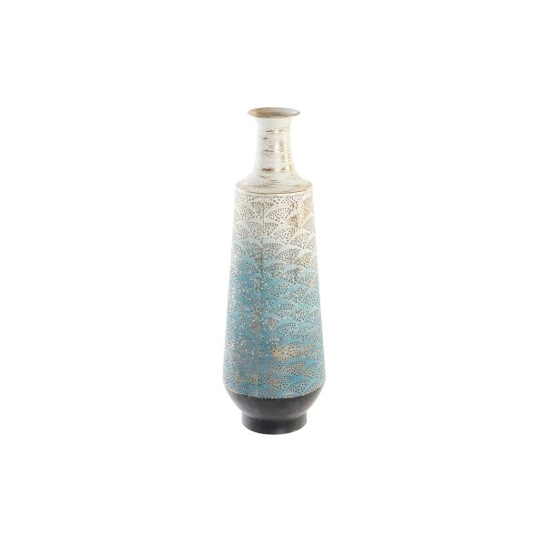 Vase DKD Home Decor Metal Tricolour Arab (19 x 19 x 56 cm) Online Hot Sale