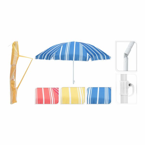 Beach umbrella Striped Ø 180 cm Supply