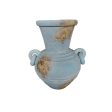 Vase Romimex Turquoise Terracotta 30 x 40 x 35 cm With handles Fashion