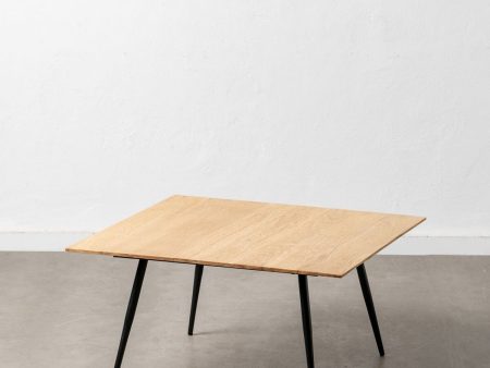 Centre Table Wood Iron 80 x 80 x 40 cm Online