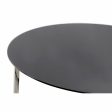 Centre Table DKD Home Decor Black Silver Crystal Steel Plastic 100 x 100 x 45 cm Hot on Sale