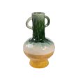 Vase Romimex Multicolour Ceramic 18 x 29 x 18 cm With handles Online now