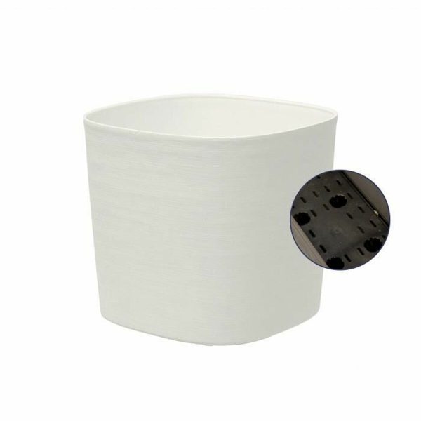 Planter Garden ID Respect White 30 x 30 cm on Sale